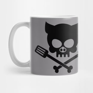 Crazy Guys Jolly Roger BLACK Mug